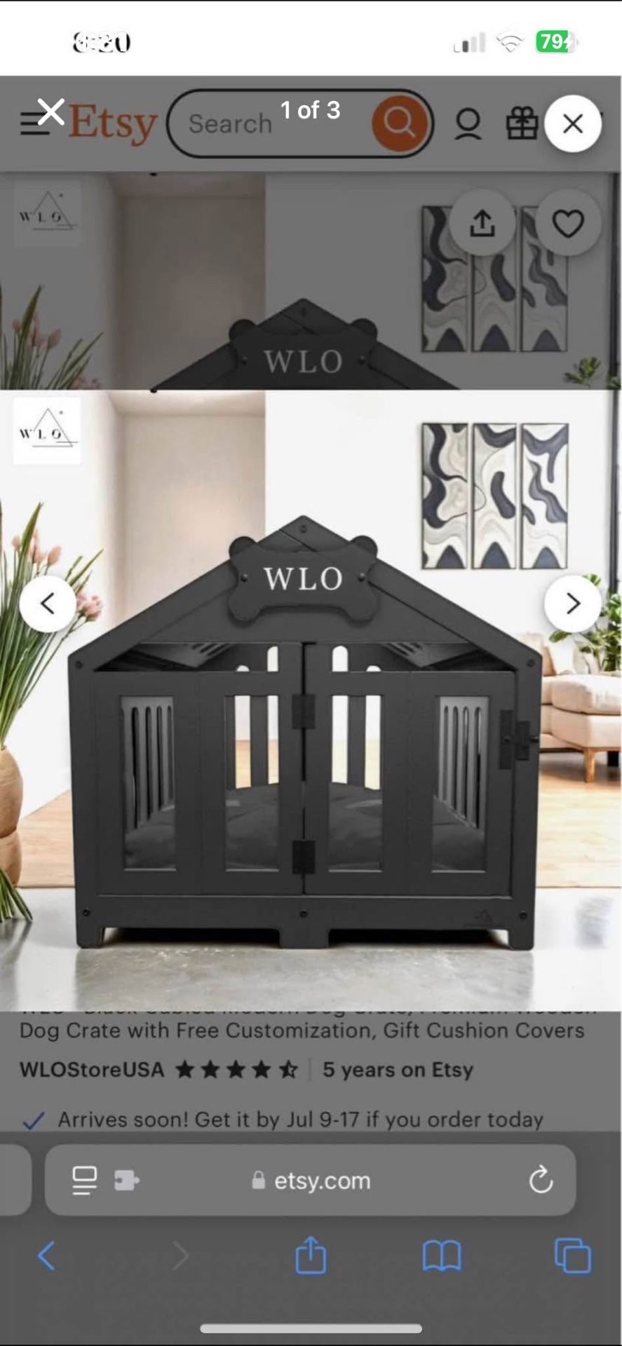 Modern Dog Crate