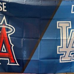 Angels Dodgers Flag 5ftx3ft $20 Firm On Price 