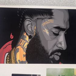 Nipsey Hussle Canvas Art