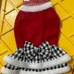 Pet Costume Happy Holidays Dog Outfit 14.5" X 7" NEW