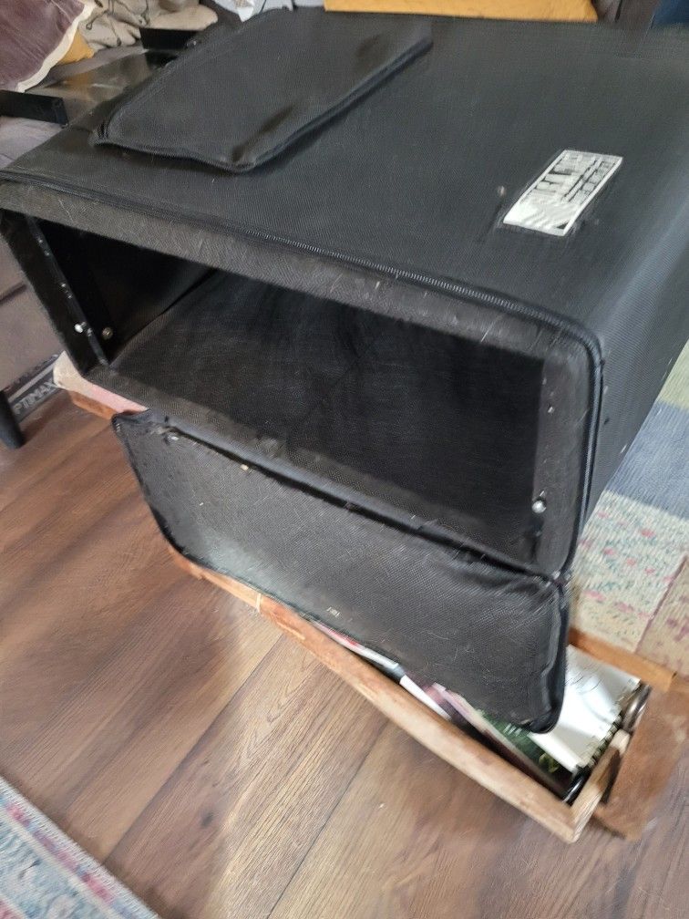 4 Unit Wood Frame Pro Audio Rack Bag 