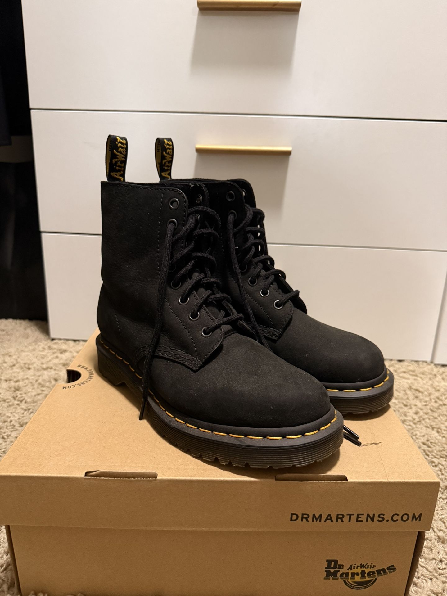 Dr. Martens Black Boots – Like New w/ Box