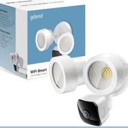 New-Wired Floodlight Camera | Home Security Camera Outdoor Waterproof with 3K UHD | 2200-Lumen | Motion Sensor, Color Night Vision, 105dB Siren, Works