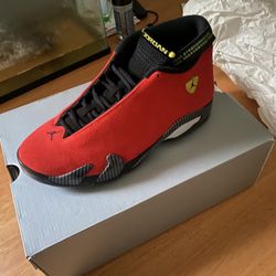 Jordan 14’s Ferrari SIZE 9!!!