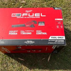 Milwaukee DUAL Battery Blower. Model 2824-20 Tool Only 