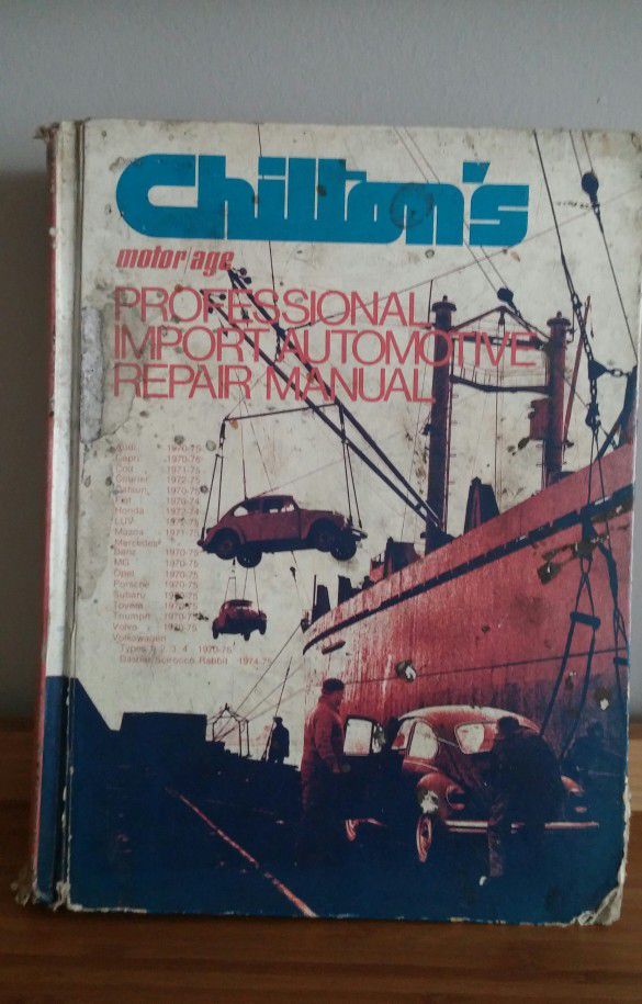 Vintage Chiltons Auto Repair Manuals