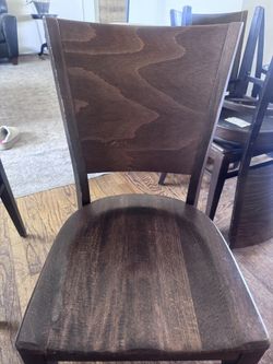 6 Solid Wood Dining Chairs
