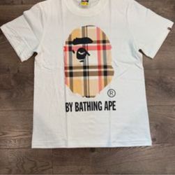 BAPE By Bathing Ape Plaid Ape Head T-Shirt