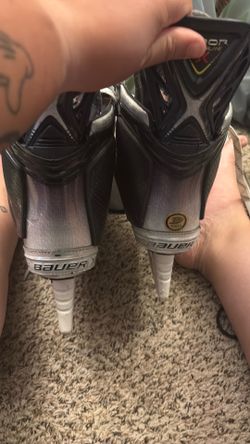 Signed Kevin shattenkirk skates (game worn)