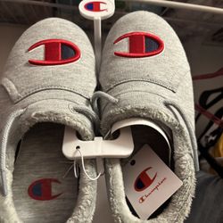 Champion Adult University Unisex Slippers - GRAY W/6-M4