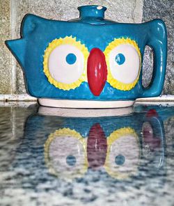 Owl tea pot decoration