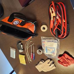 $20 for Auto Emergency Roadside Kit first aid kit jumper cables