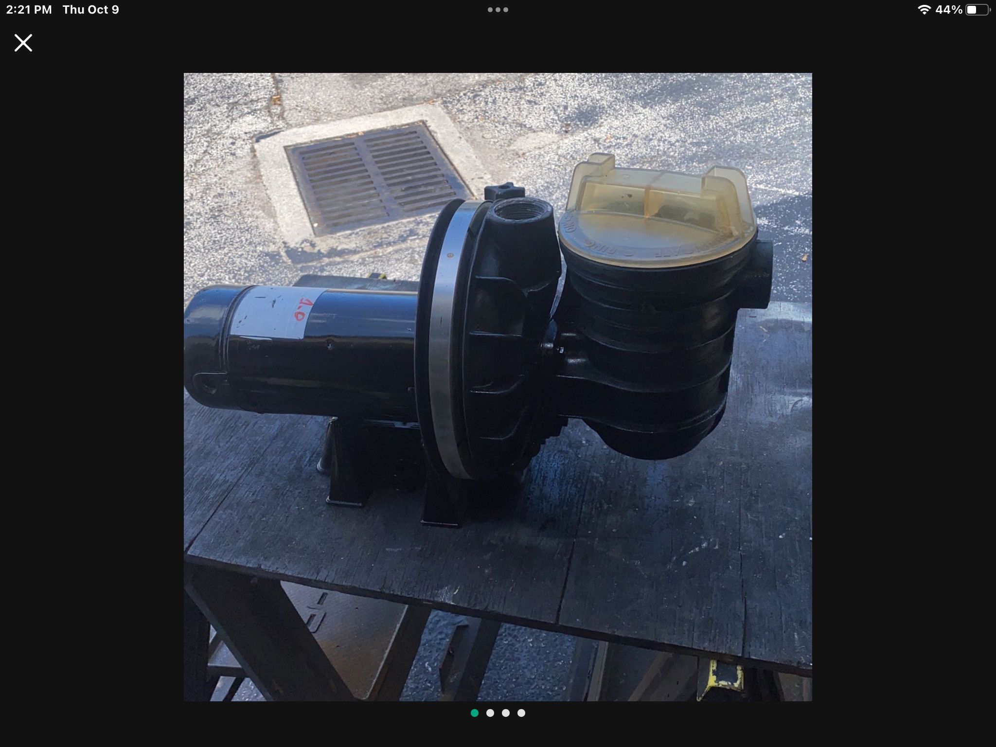 Pool Pump 1.0 HP Sta-rite