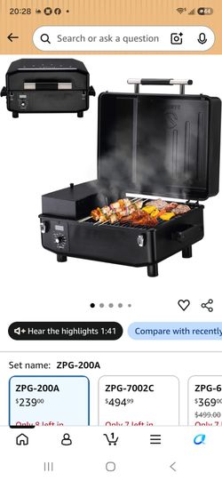 Z Grills ZPG-200A Portable Pellet Grill