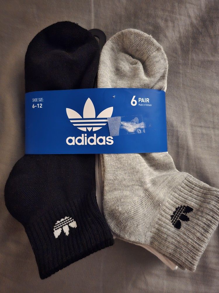 Adidas Socks Size 6-12