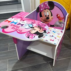 Disney Minnie Mouse Chair/Desk For Children