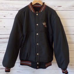 Large Black & Red Letterman Wizard of oz Reversible Jacket