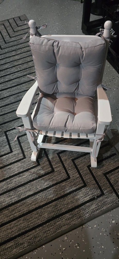 Handmade Wooden Childs Rocking Chair