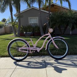 Electra “Hawaii” Pink Beach Cruiser 26”