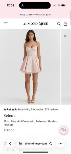 XL womens Almond muse dress