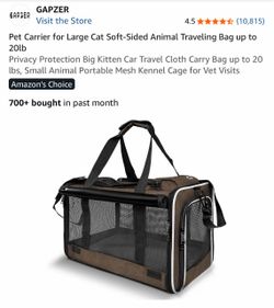 Pet Carrier - up to 20lbs (Never used in box)