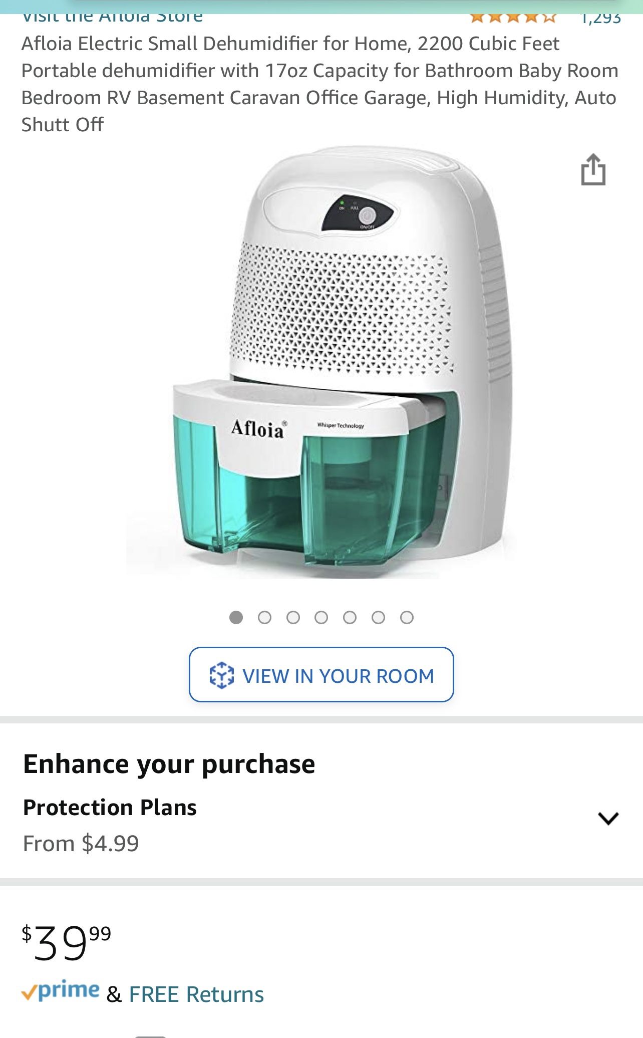 Air Dehumidifier .