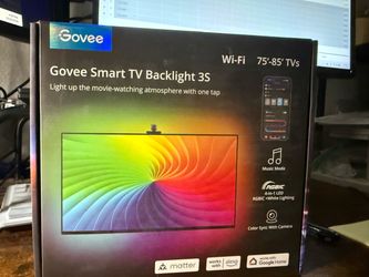 NEW Sealed Govee Smart TV Backlight 3S for 75-85 inch TVs Smart LED backlight system is a Govee Smart TV Backlight 3S designed for 75-85 inch televis