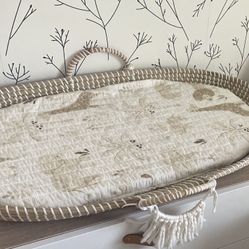 Changing Table Basket Boho