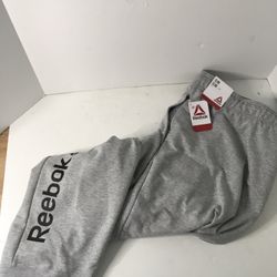 New Mens 3XL Reebok French Terry Athletic Jogger Pants