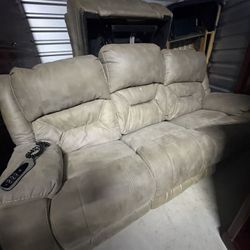 Microfiber Reclining Couch