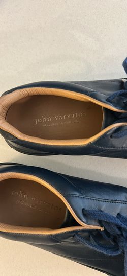 John Varvatos blue leather sneakers- men’s size 11.5