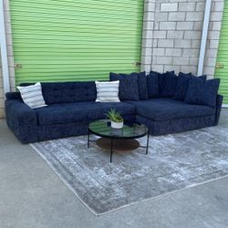 Macys Large Sectional Couch Sofa 