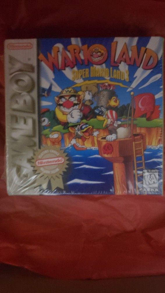 BRAND NEW - Mint, Factory-Sealed Nintendo Game Boy Wario Land: Super Mario Land 3