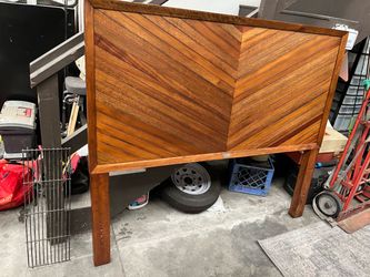 Pier 1 Imports II Queen Pecan Brown Headboard