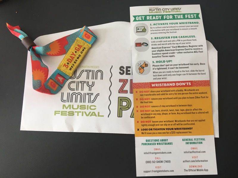 Acl 3 Day Wristbands For Sale for Sale in Austin, TX - OfferUp