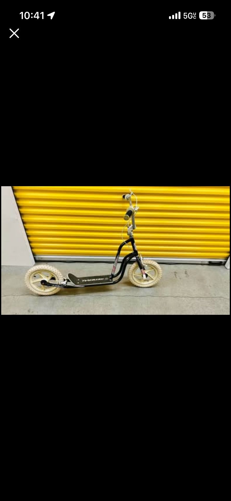 1987 General Sidekick Pro BMX scooter