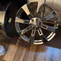 22”inch Rims ..Cadillac Or Large Chevy.