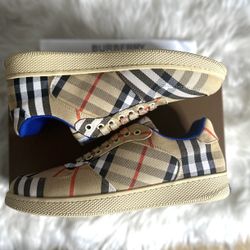 Burberry Check Terrace Low Top Sneakers