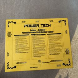 POWER TECH INDOOR -OUTDOOR PORTABLE POWER DISTRIBUTION CENTER