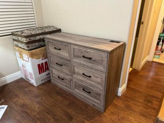 Fameill Dresser for Bedroom, 6 Drawer Wide Dresser Organizer with Charging Station, Tall Dresser for Hallway, Wood Dresser with Metal Handles, Ash Gre for Sale in Henderson, NV - OfferUp Fameill Dresser for Bedroom, 6 Drawer Wide Dresser Organizer with Charging Station, Tall Dresser for Hallway, Wood Dresser with Metal Handles, Ash Gre for Sale in Henderson, NV - OfferUp