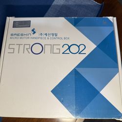 Saeshin Strong 202 Micromotor High Speed Handpiece & Control Box (45000 rpm)