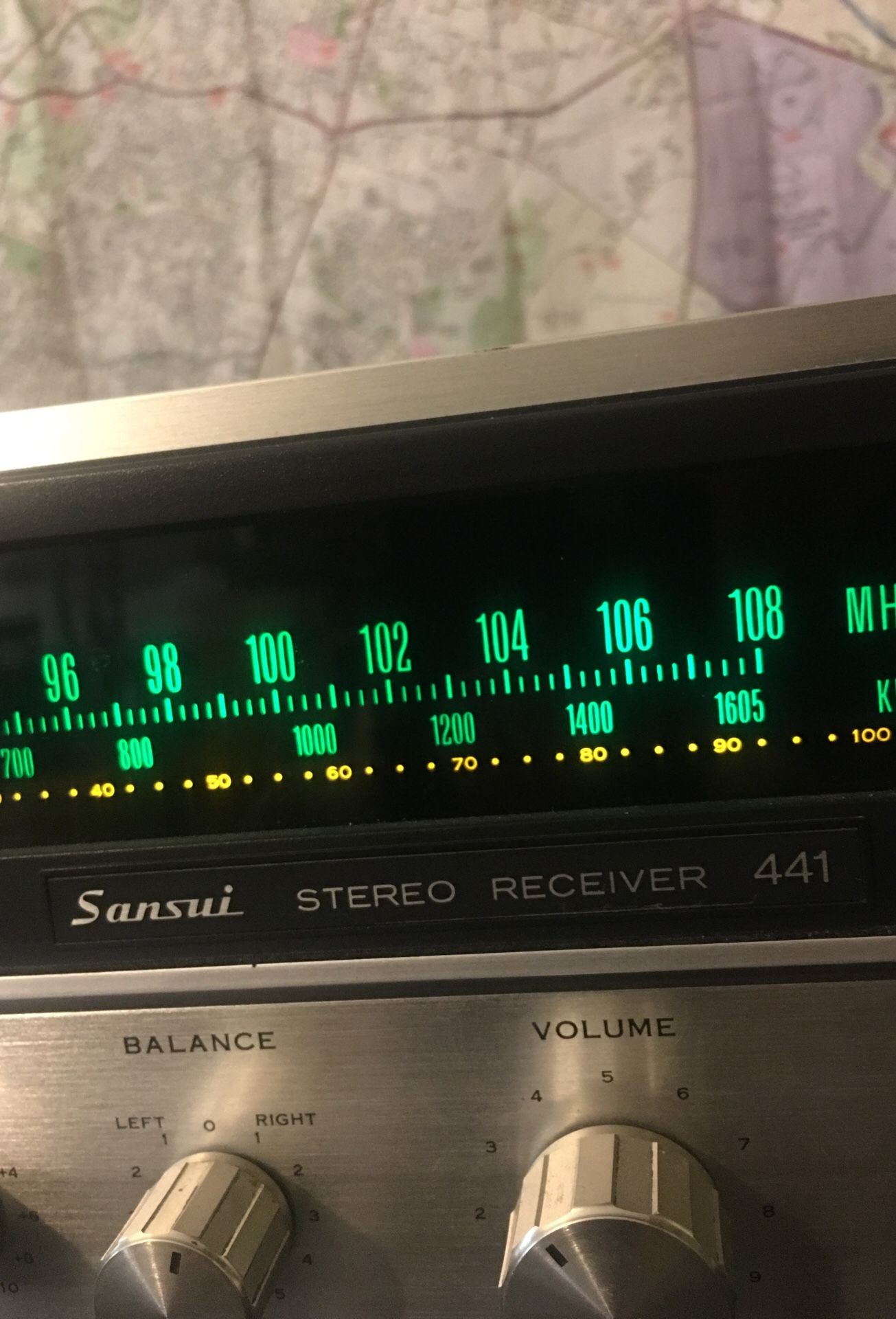 Working Vintage Sansui 441 Stereo Receiver / Amplifier -