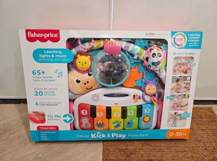 Fisher-Price Deluxe Kick & Play Piano Gym