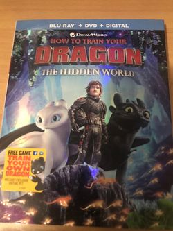 HOW TO TRAIN YOUR DRAGON 3 BLU-RAY DVD DIGITAL MOVIE