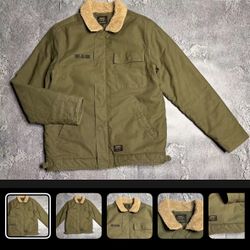 Carhart WIP Jacket Sz m Olive (fleece lining) 