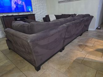 brown couches