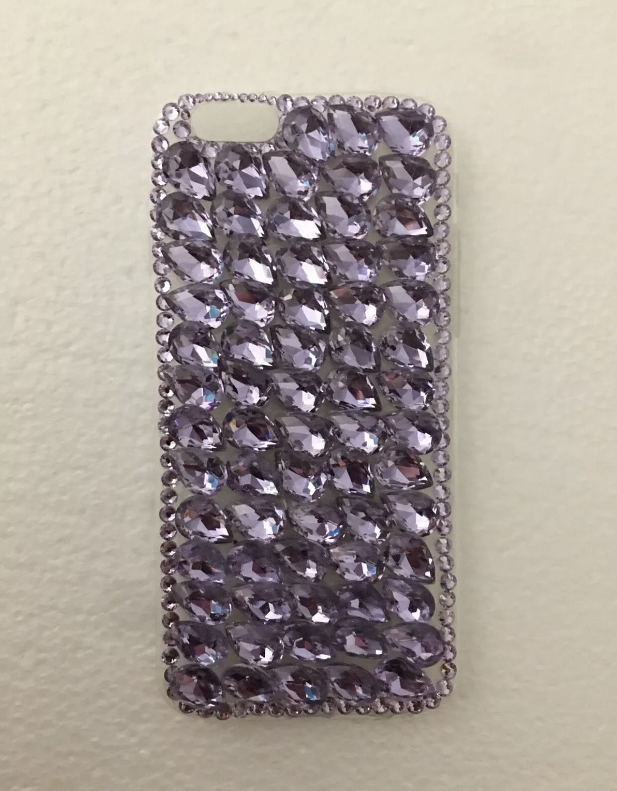 iPhone SE (2020) Tear Drop Rhinestone Back Case 