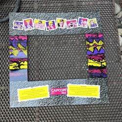 1 Old Capcom Street Fighter 2 Monitor Bezel Original factory Arcade Video Game