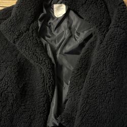 Harper Fluffy Black Jacket