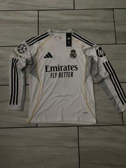 Mbappe Real Madrid long sleeve jersey